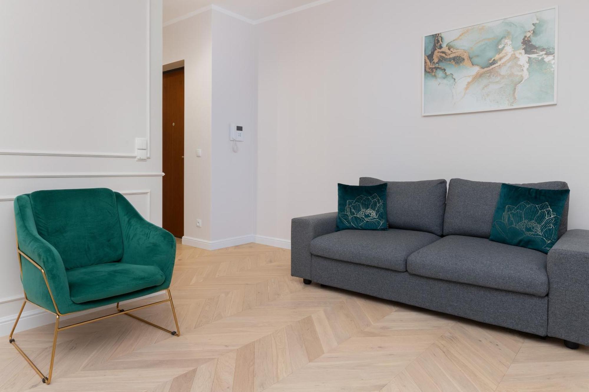 Lux Apartment Niemcewicza With Ac & Balcony Warsaw Ochota By Noclegi Renters Kültér fotó